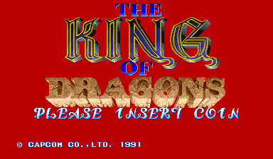 The King of Dragons box art for Super Famicom
